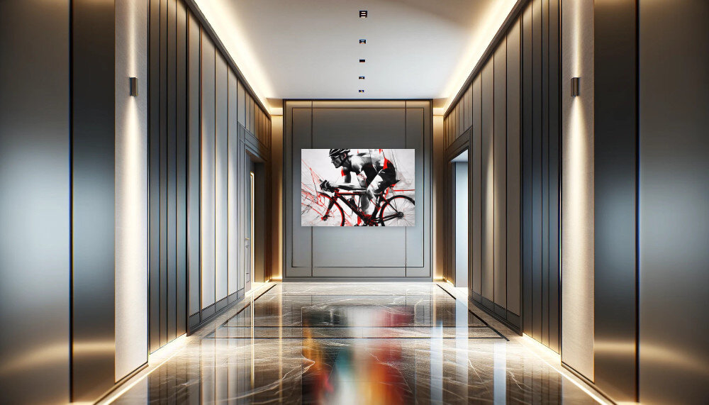 Dynamische Radsport-Virtuosität Beispiel