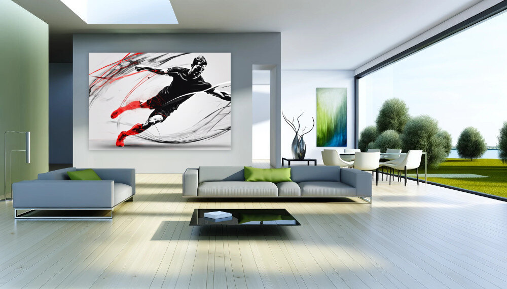 Dynamische Fußball-Action Beispiel 2