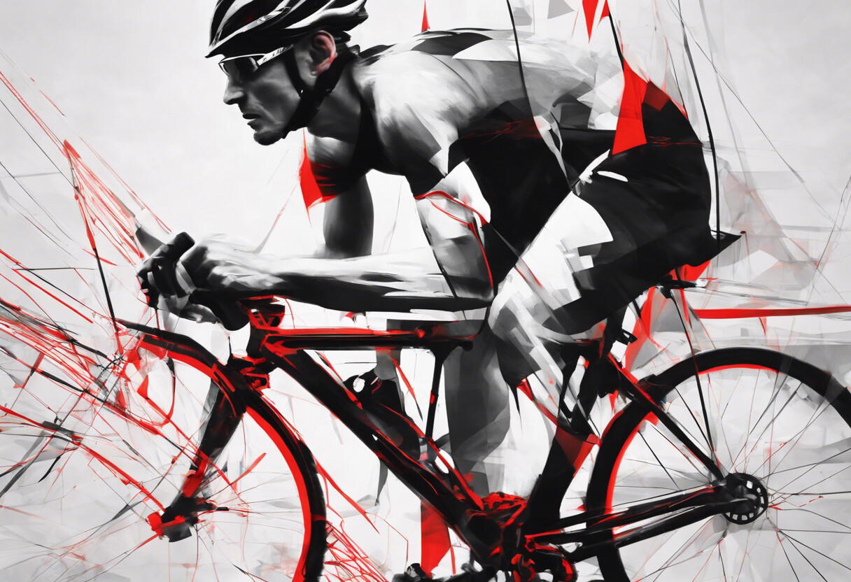 Dynamische Radsport-Virtuosität